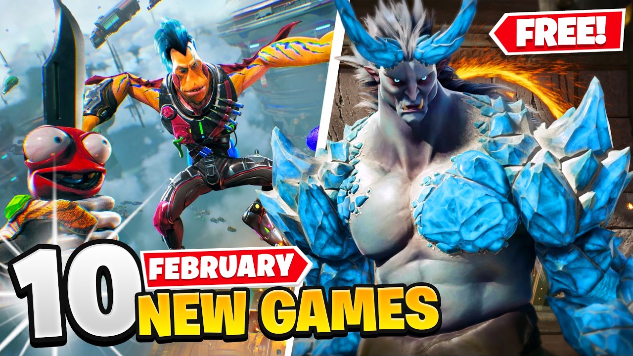 10 New Games & 3 Free Titles in Feb 2026 🎮