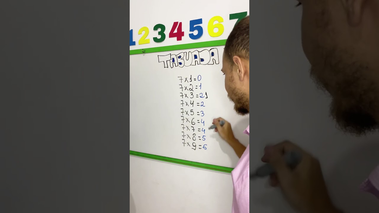 Tabuada do 7 em Curto 😱