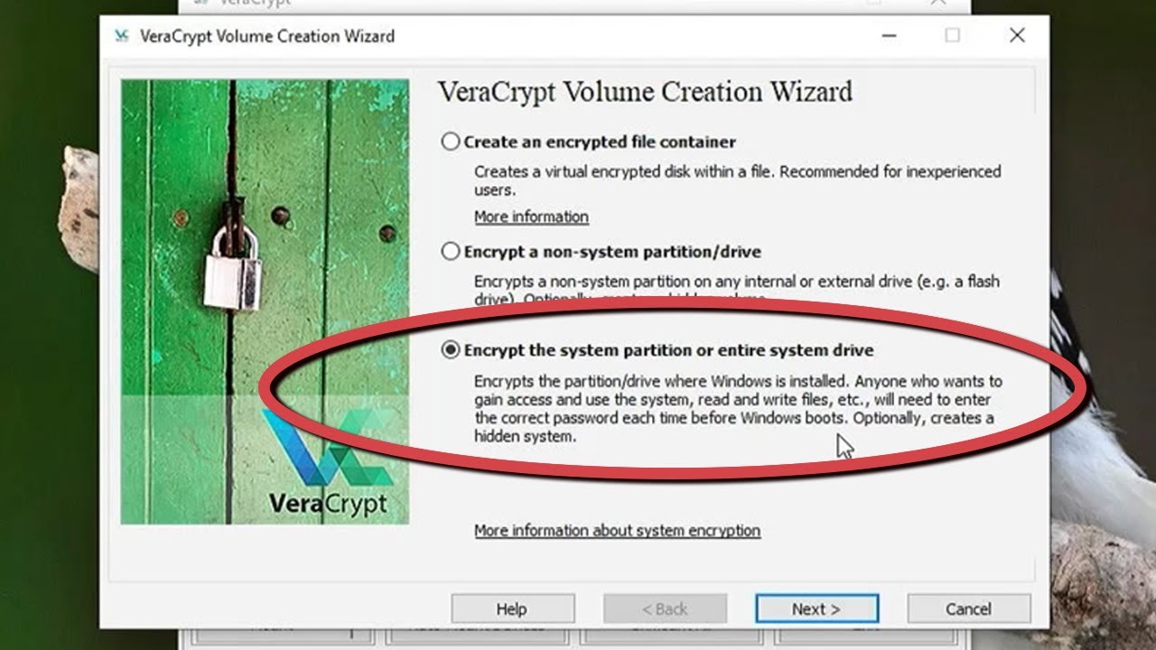 Encrypting Your C: Drive with Veracrypt