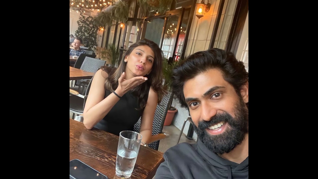 Bhallaladeva Rana Daggubati with Wife Miheeka Bajaj 💑