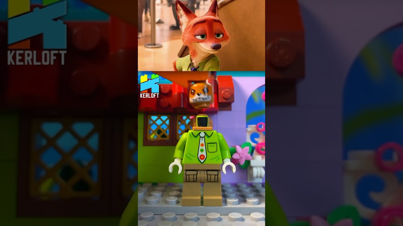 Build Nick Wilde in LEGO | All Outfits Guide 🦊