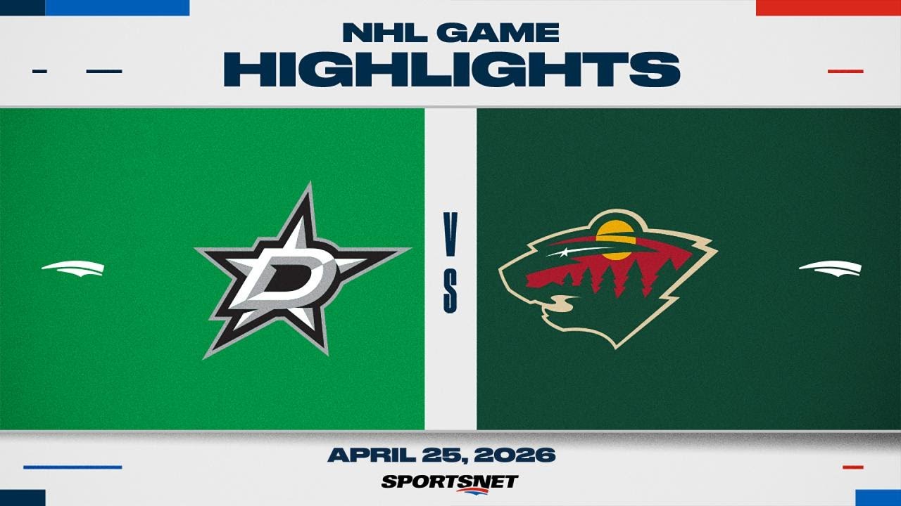 NHL Game 4 Highlights: Stars vs. Wild 🏒
