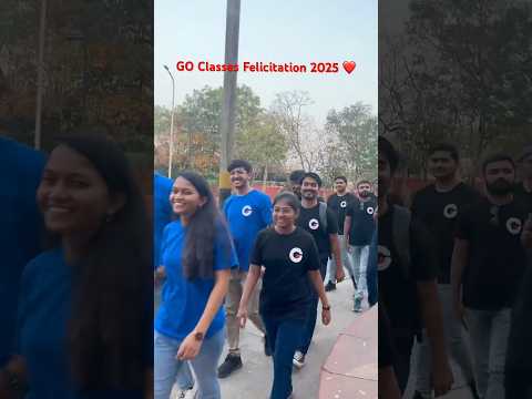 GATE CS, DA 2025 Toppers at GO Classes Felicitation 2025 ❤️