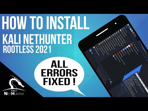 How to Install Kali Nethunter in Android without Root | Kali Nethunter Non Root all Problems Solved