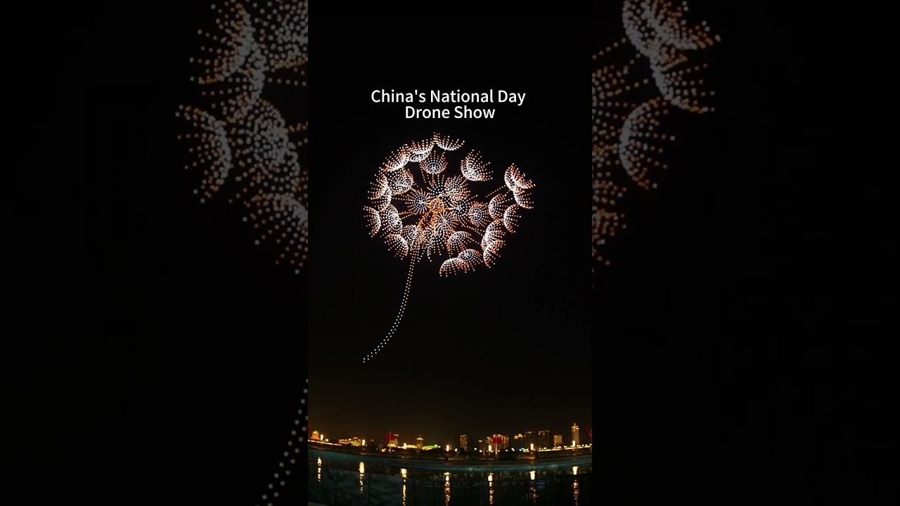 5,000 Drones Celebrate China’s National Day in Nanchang 🎆