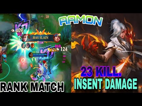 23 KILL AAMON GAME PLAY: DECISION-MAKING IN GAME || ALL IN ML. @LienQuanMobileSportsGarena