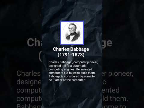 Charles Babbage.#short #shortbiographies