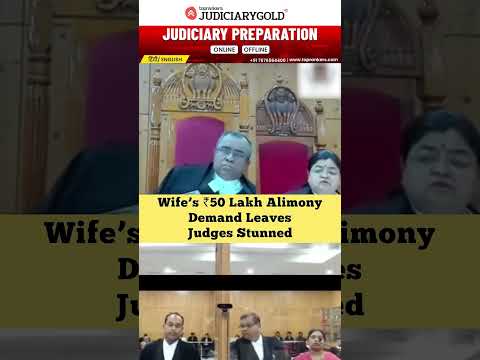 50 Lakh Alimony? Judge bhi Shocked! 😲💸