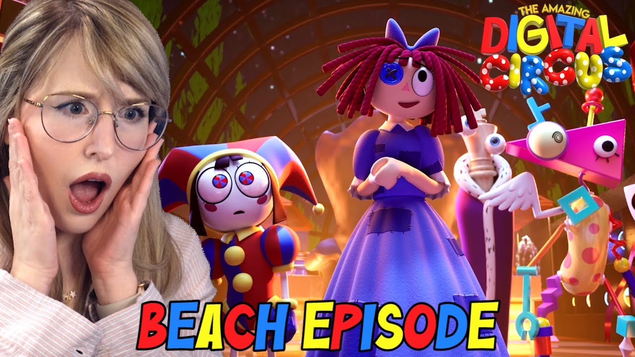 HORROR FAN REACTS TO THE AMAZING DIGITAL CIRCUS - EPISODE 7 - BEACH EPISODE