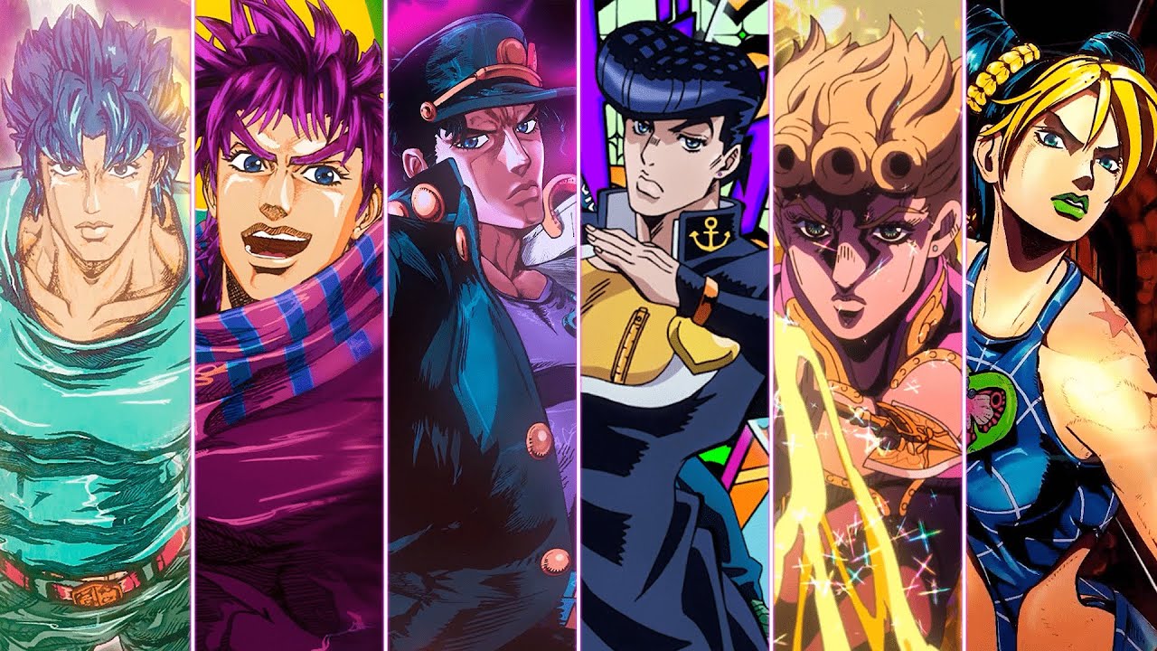 JoJo's Bizarre Adventure Openings No SFX (Parts 1-6)