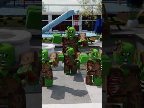 Dino Kid's older Brother attacks zombies in 99 nights in the Forest