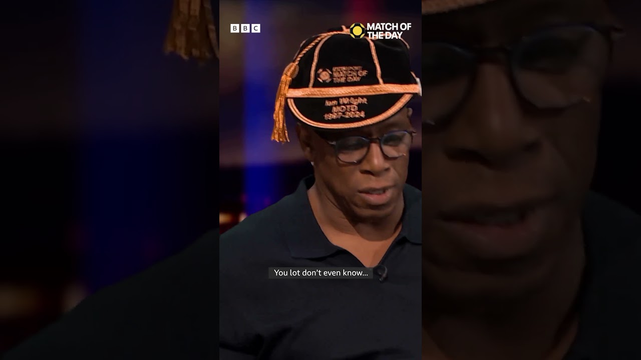 Ian Wright's Emotional Farewell on Match of the Day ❤️