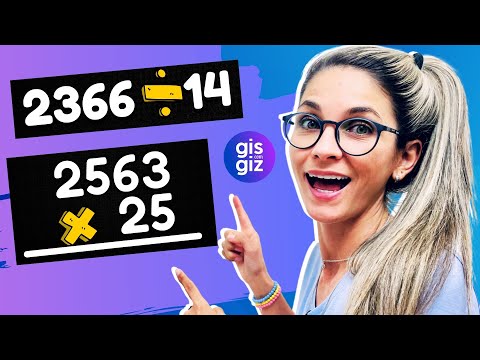 MULTIPLICAÇÃO E DIVISÃO DE NÚMEROS NATURAIS \Prof. Gis/