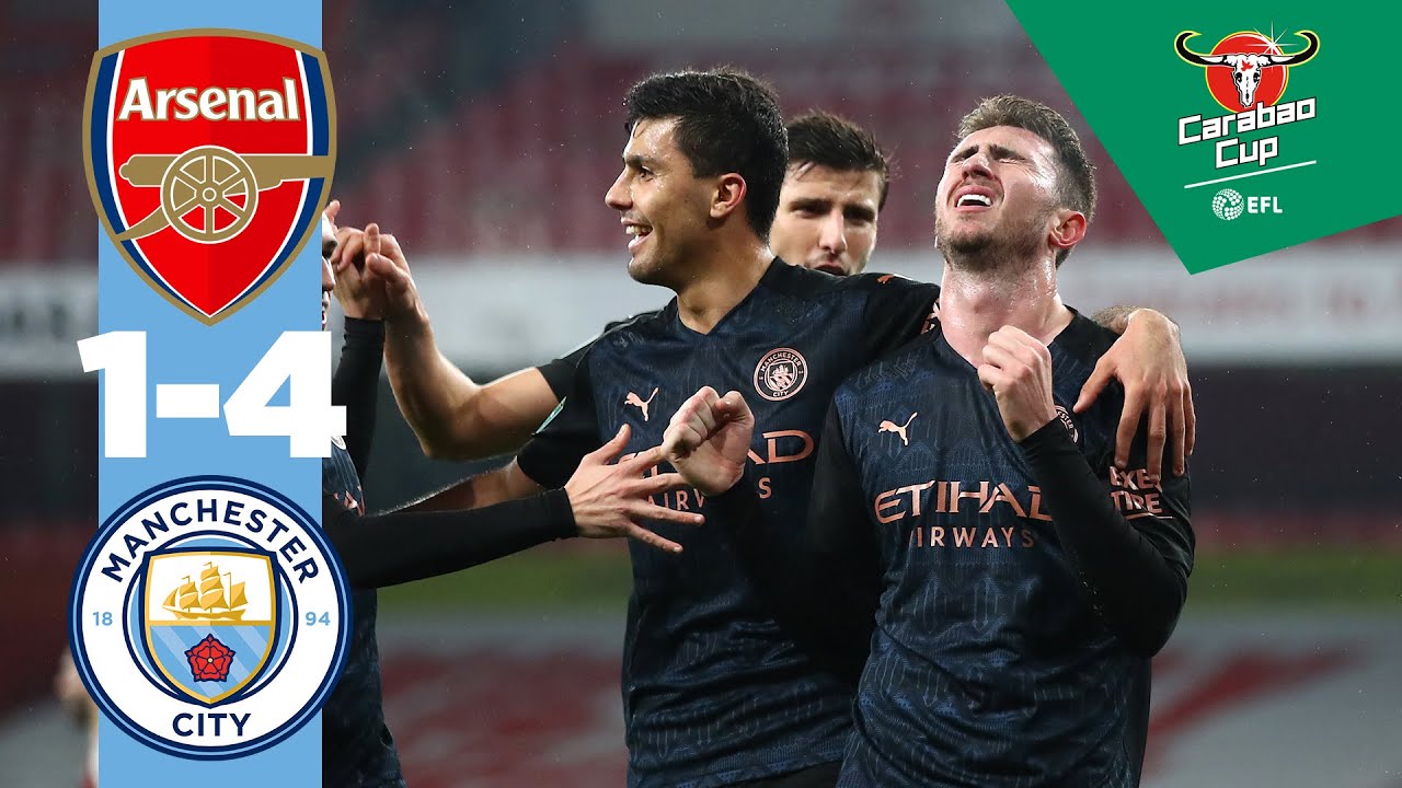 Man City Dominates Arsenal 4-1 to Reach Carabao Cup Quarter-Finals ⚽