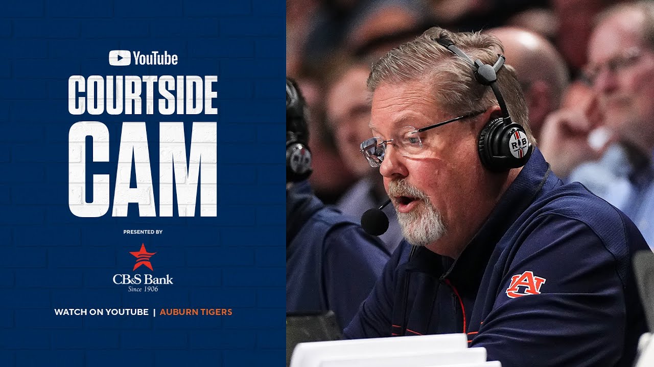 Auburn vs Houston Basketball Courtside Cam π