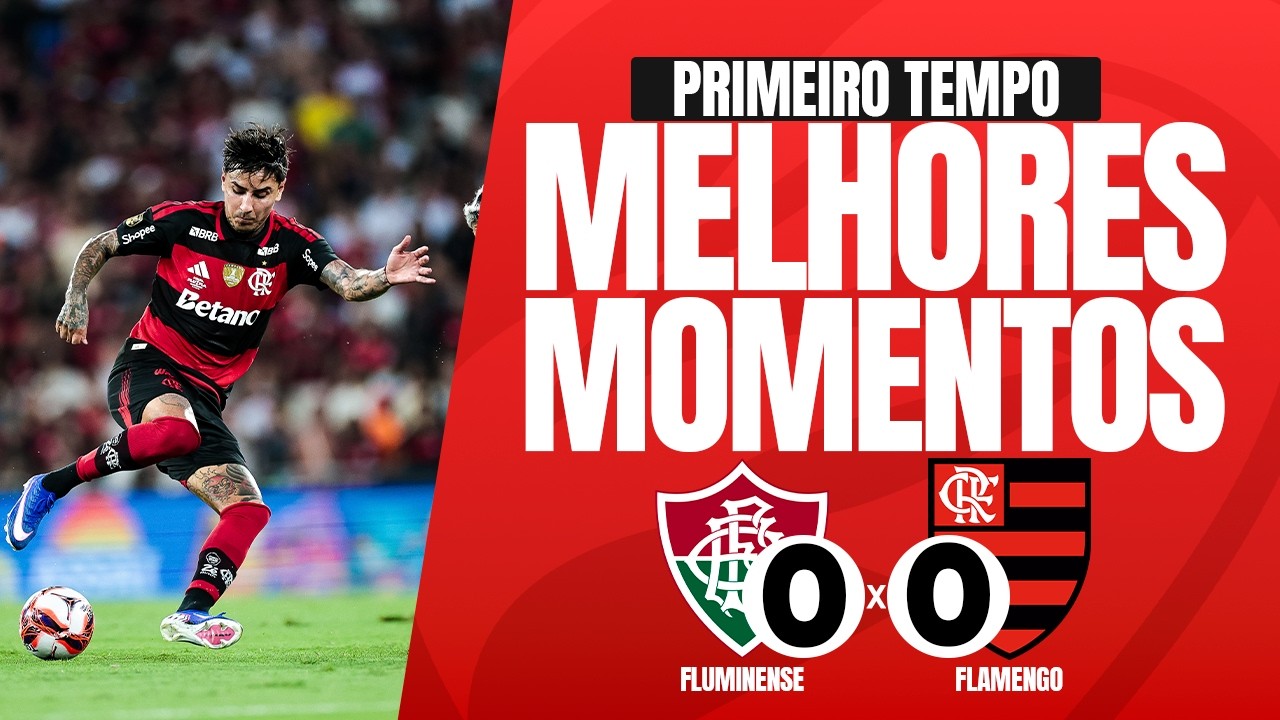 FLAMENGO 0x0 FLUMINENSE | MELHORES MOMENTOS | PRIMEIRO TEMPO | FINAL CARIOCA 2026