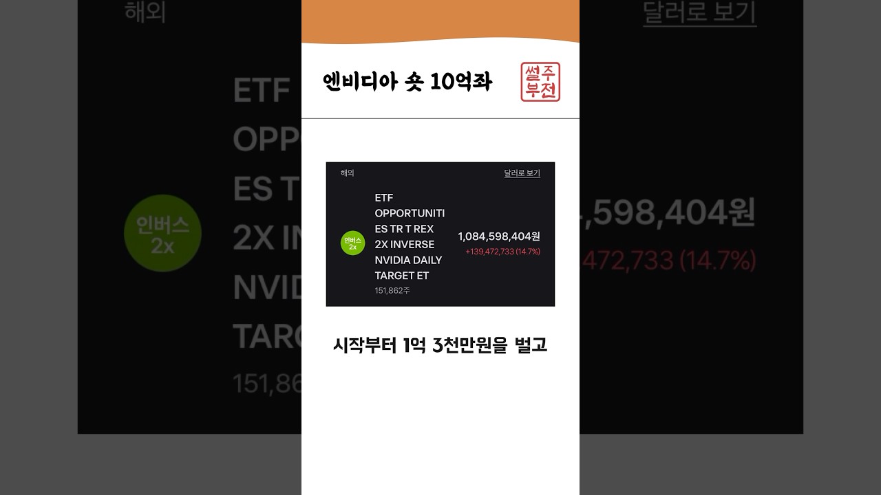 엔비디아, 10억 주 숏 포지션 기록 📉