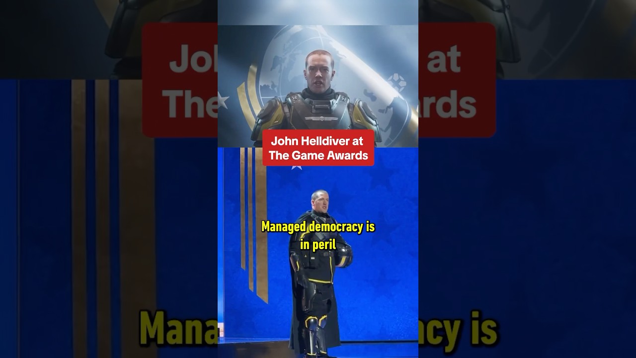 Helldiver Guy Confirmed to Be Real and Present at The Game Awards