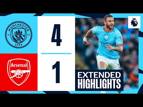 EXTENDED HIGHLIGHTS | Man City 4-1 Arsenal | De Bruyne, Stones & Haaland Goals!