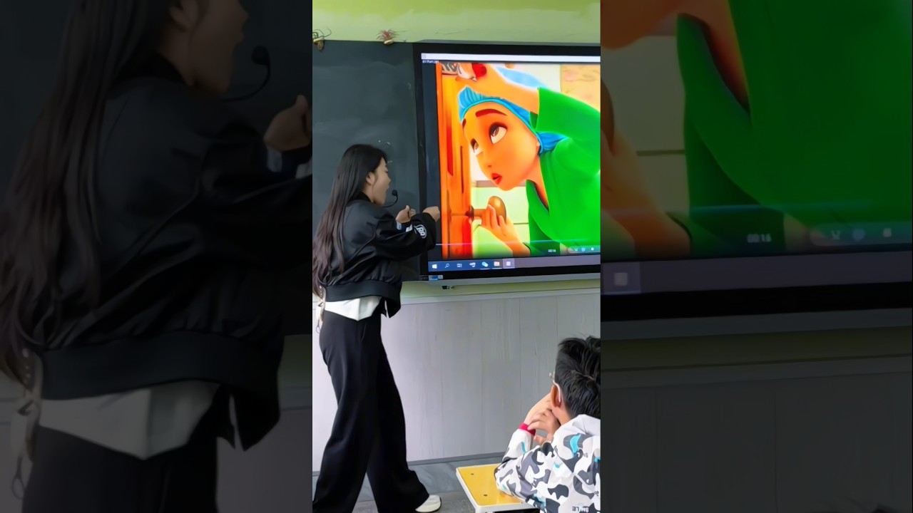 Teacher Wows Kids with Magic Trick ✨