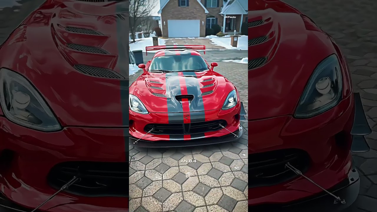 America’s Ultimate Street-Legal Supercar: The Dodge Viper ACR 🐍