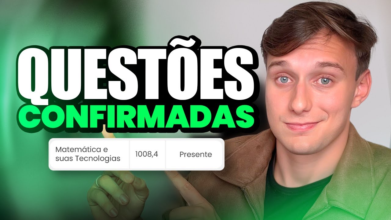Quer Arrasar na Matemática do ENEM 2025? Veja as Questões Que Você Precisa Estudar! 📚