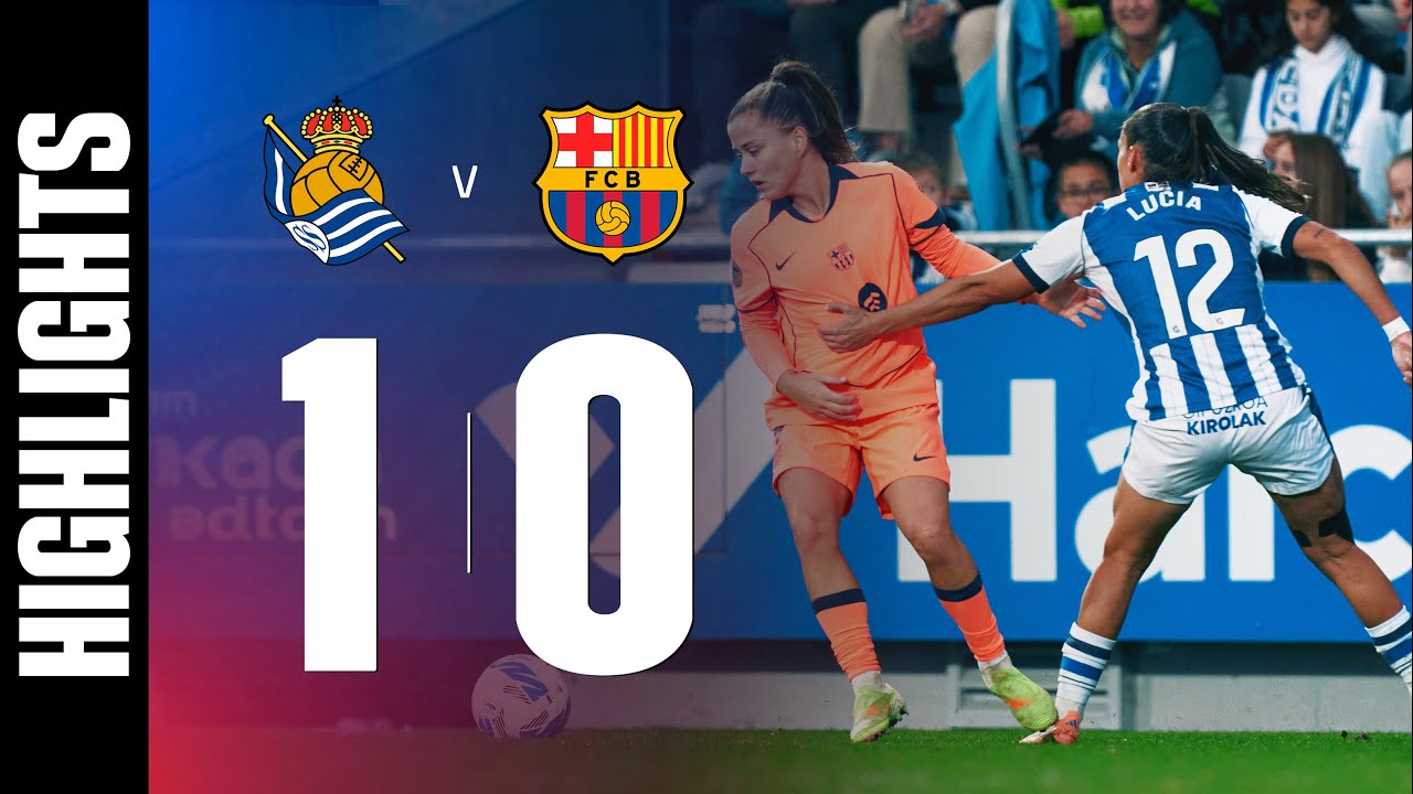 Real Sociedad Stuns Barcelona with 1-0 Victory in Liga F ⚽
