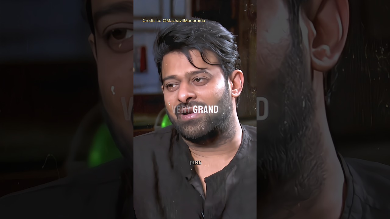 Prabhas on Bahubali vs Sahoo Comparison 🎬