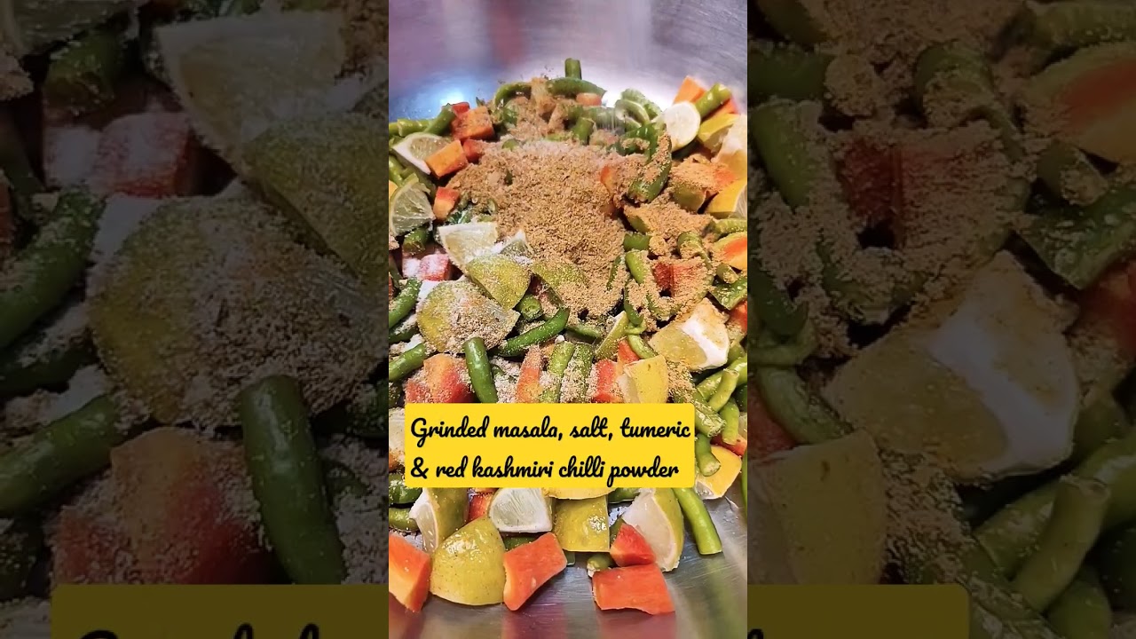 Mixed Veg Pickle Recipe | Aapla Aswad 🥒