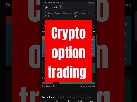 Crypto Options Trading For Beginners | Delta exchange option trading| #optiontrading #cryptotrading