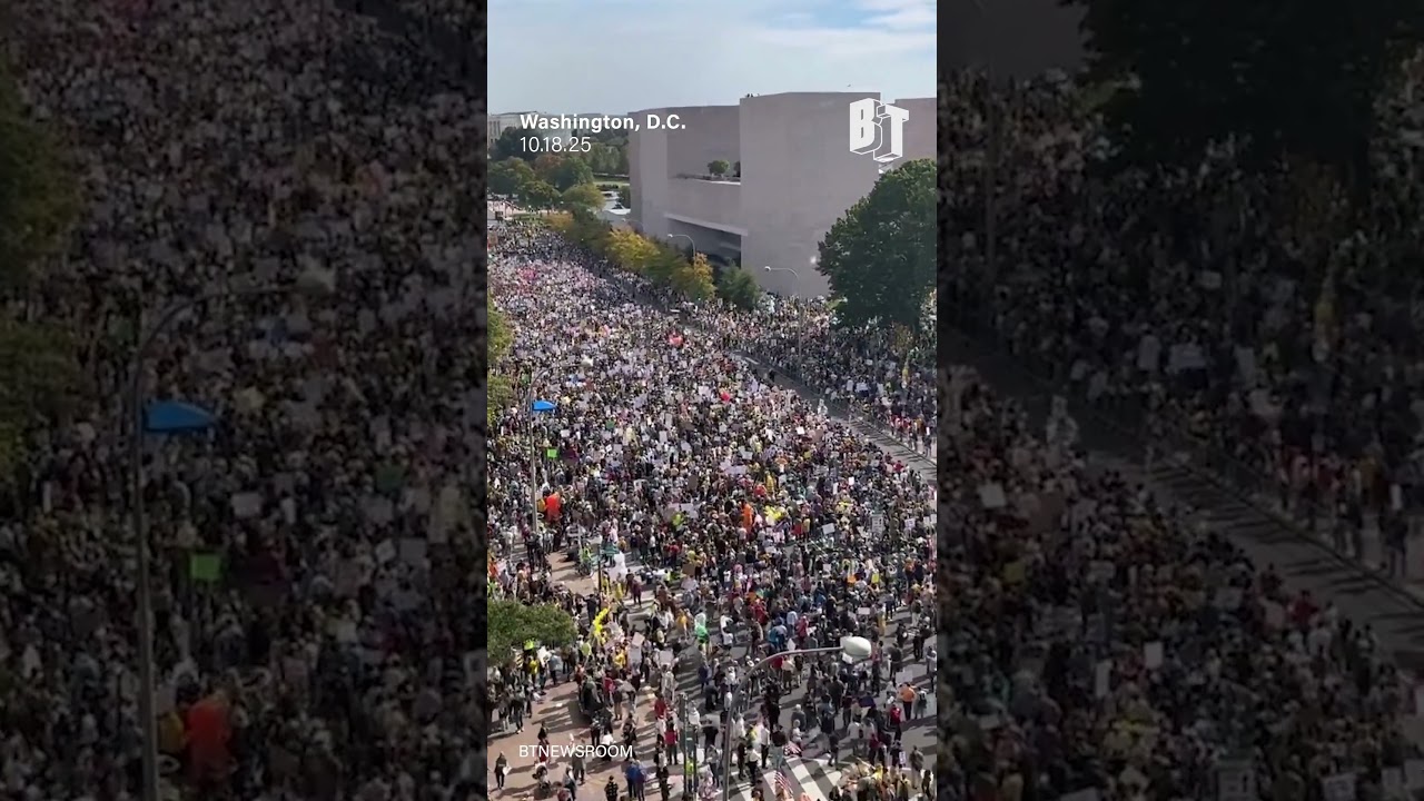 No Kings Day Draws Crowds in D.C. 🎉