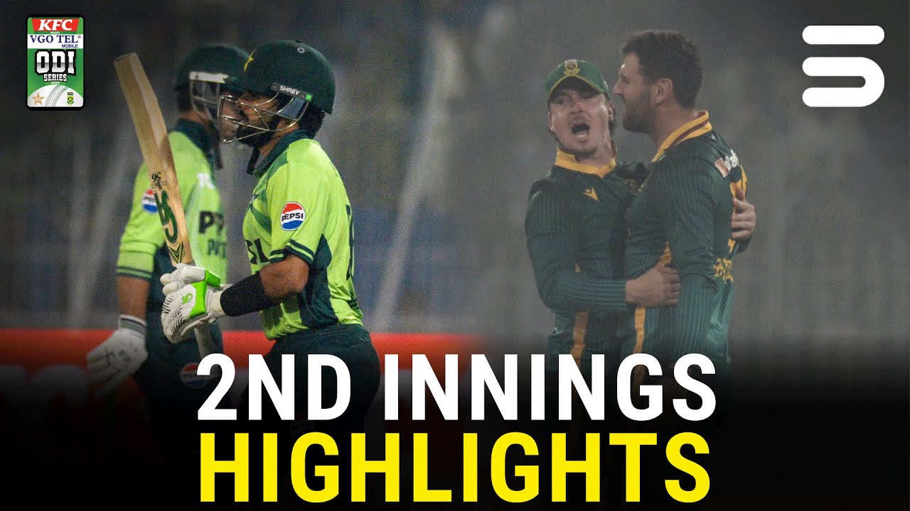 Pakistan vs South Africa ODI Series 2025 - 1st Innings Highlights | PCB