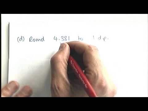 Guide to Rounding Numbers to 1, 2, or 3 Decimals