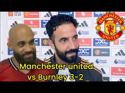 Bryan Mbeumo and Ruben Amorim post match reaction after 3-2 win Burnley!