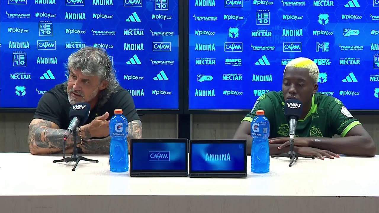 Conferencia de Bucaramanga tras partido contra Millonarios 🏟️
