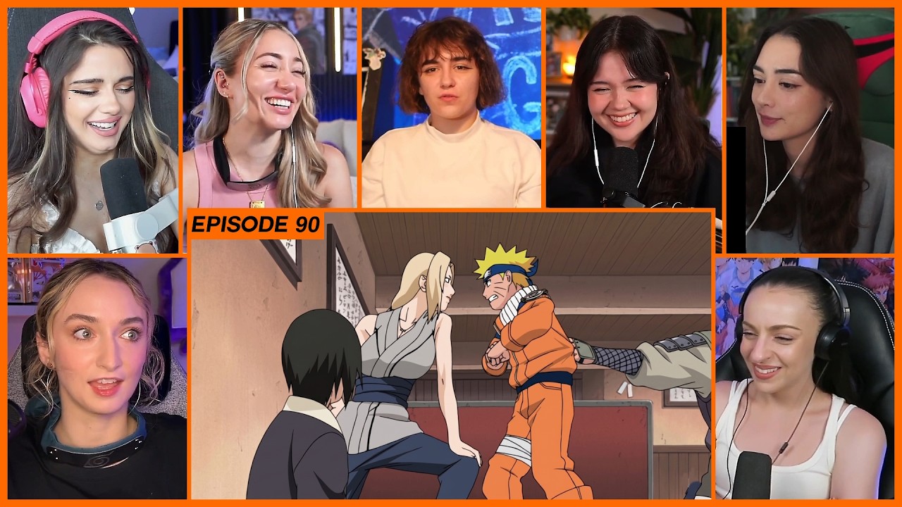 Girls React to Naruto Meets Tsunade | Ep 90 Mashup