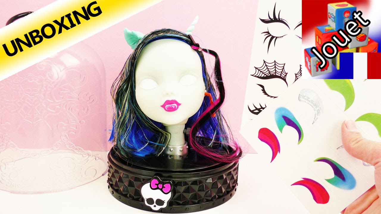 Monster High français : Tête à coiffer & maquiller 🎀 | Unboxing