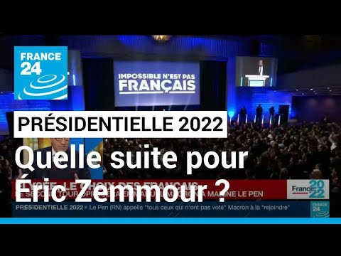 Présidentielle 2022 : après sa défaite, quelle suite pour Éric Zemmour ? • FRANCE 24