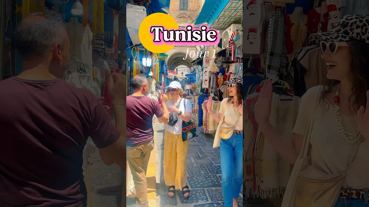 Découverte de la Tunisie : Premier jour au centre-ville et dans la Médina 🕌