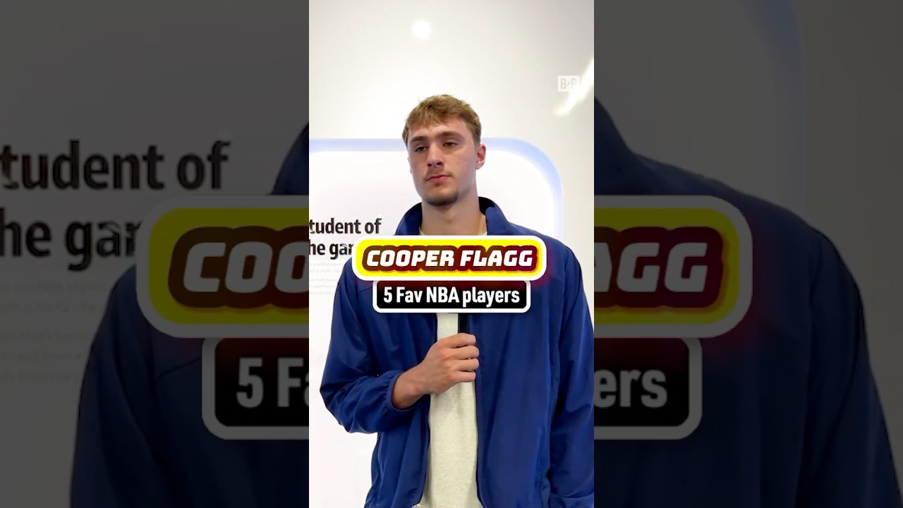 Cooper Flagg Shares His All-Time Favorite NBA Players 🏀