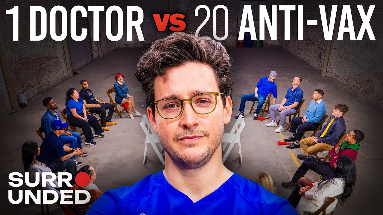 Doctor Mike Confronts 20 Anti-Vaxxers in Surrounded