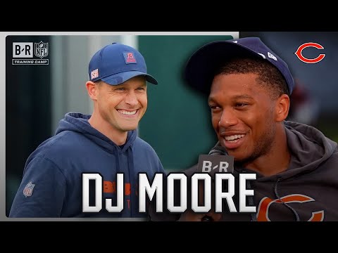 DJ Moore Talks Playing RB, Ben Johnson's Impact | NFL Training Camp Tour
