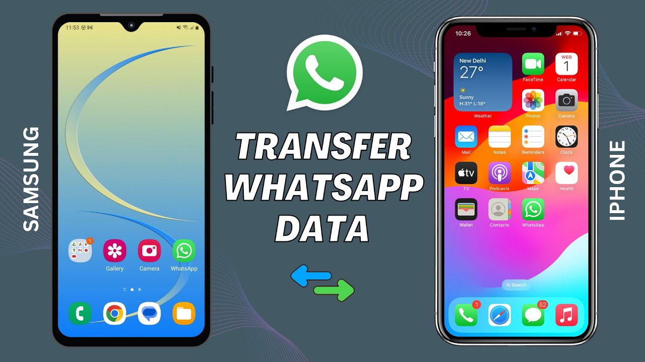 Transfer WhatsApp from iPhone to Samsung 📱