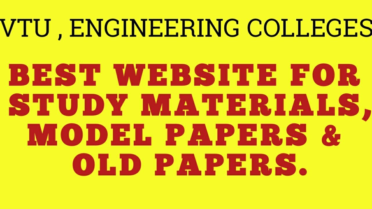 Best website for engineering study materials|VTU Engineering colleges|maths techy