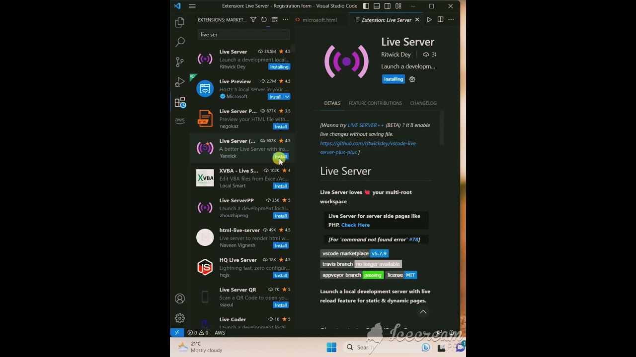 Set Up Live Server & Auto Refresh in VS Code