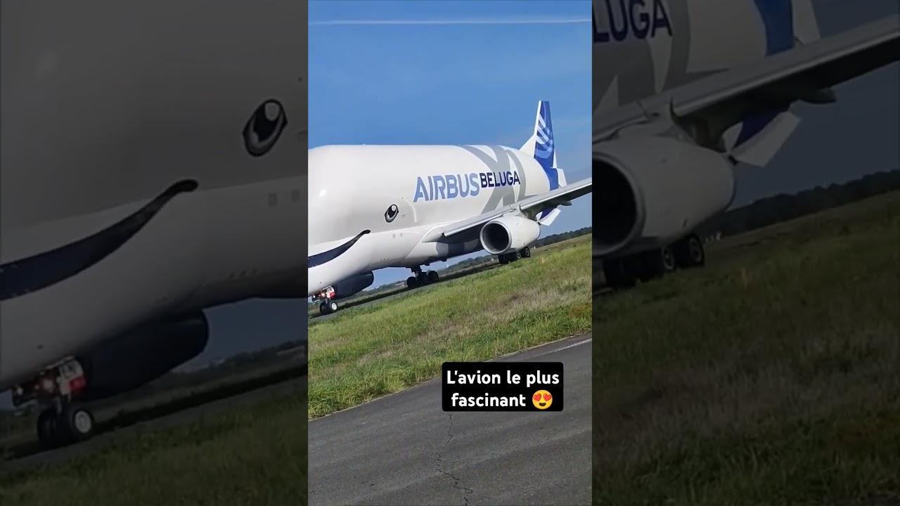 Avion Béluga décolle 🛫