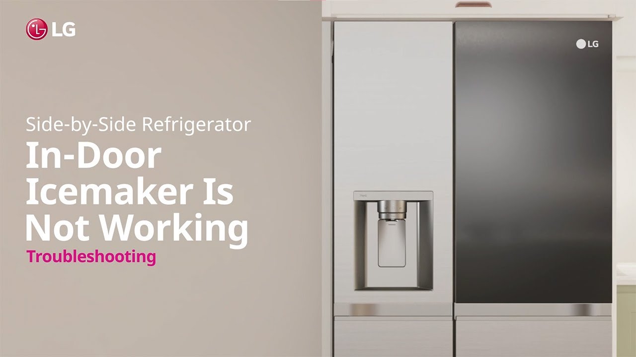 LG Refrigerator Ice Maker Troubleshooting ❄️