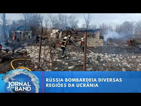 Rússia bombardeia diversas regiões da Ucrânia | Jornal da Band