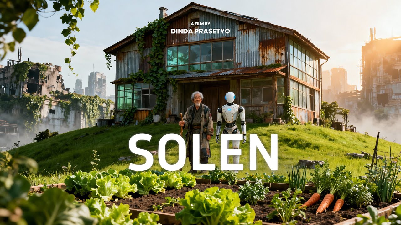 Solen | AI Short Film: The Outcast Robot 🤖