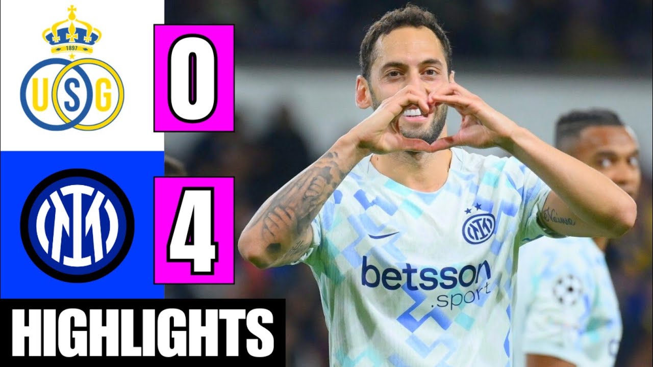 Inter Milan Dominates Union Saint Gilloise 4-0 | Lautaro Martinez & Dumfries Shine in UCL 2025-26 ⚽